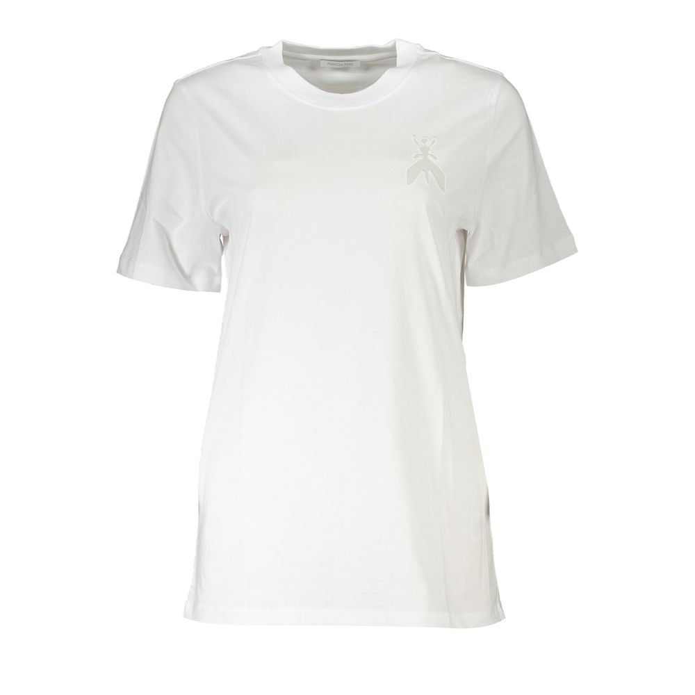 Patrizia Pepe Chic Embroidered Crew Neck Tee PA-28349-XS