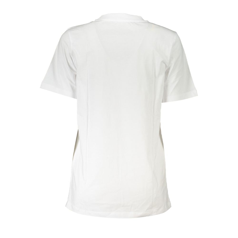 Patrizia Pepe Chic Embroidered Crew Neck Tee PA-28349-XS