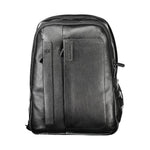Piquadro Black Leather Men Backpack 1728,67403481248,Backpacks - Men - Bags,Bags,Black,Men,Men - Bags,New with tags,Piquadro PI-32853