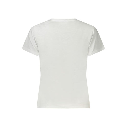 Guess Jeans White Cotton Women T-Shirt GU-33287-XS