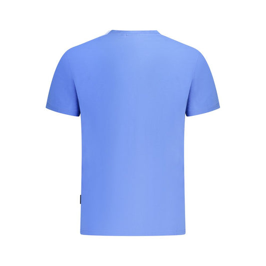 Napapijri Blue Cotton Men T-Shirt NA-35711-S