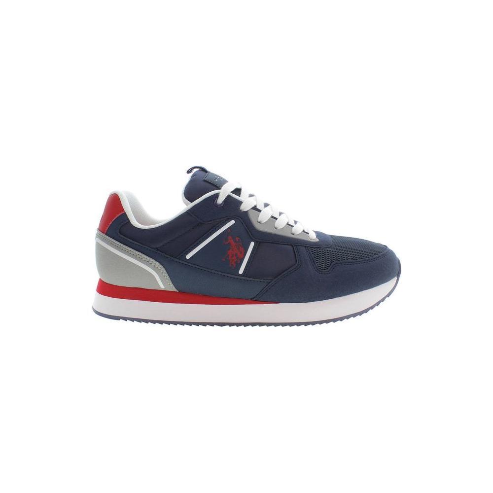 U.S. POLO ASSN. Blue Polyester Men Sneaker US-37028-EU44/US11