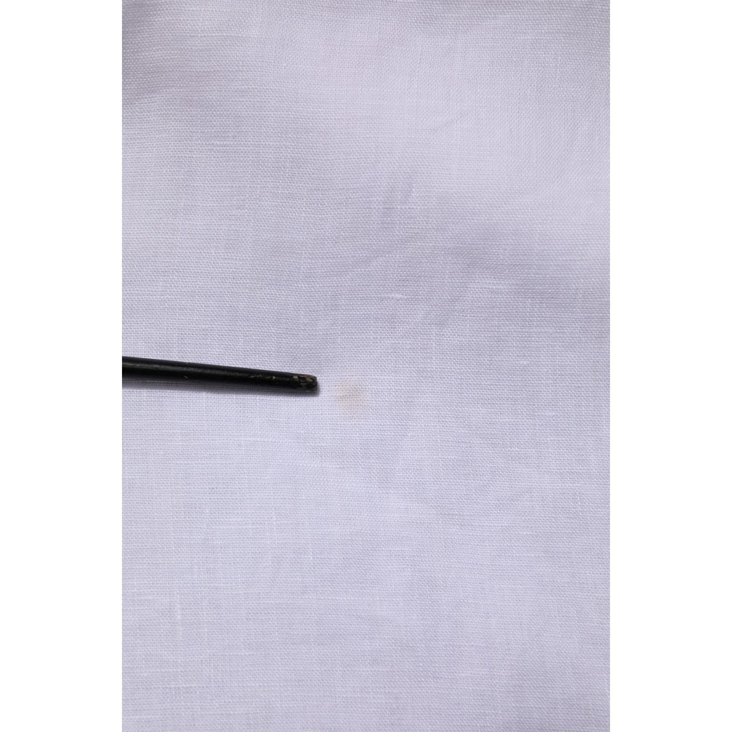 Dolce & Gabbana White Linen Long Sleeves Casual Men Shirt