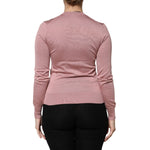 Dolce & Gabbana Pink Silk Knit Button Down Cardigan Sweater TSH906756-38