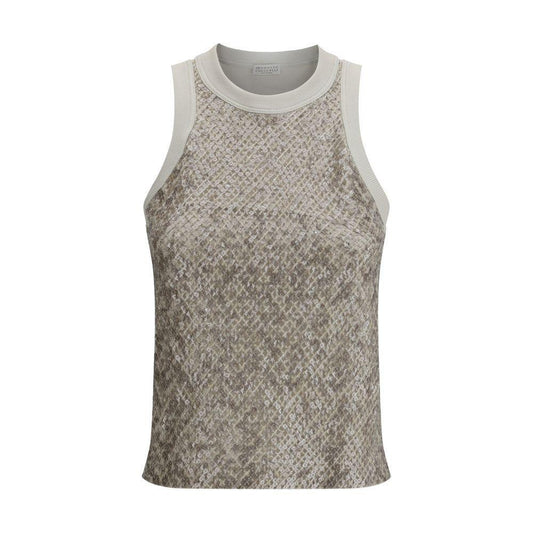 Brunello Cucinelli Sequins Top BR-M0T18HH500C9443-M
