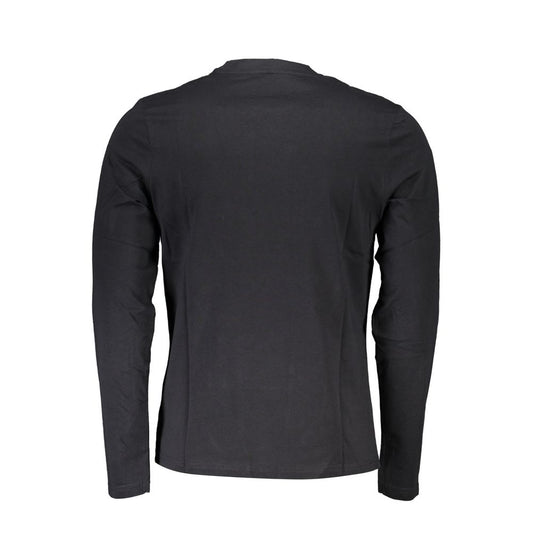 North Sails Black Cotton T-Shirt NO-23361-XL