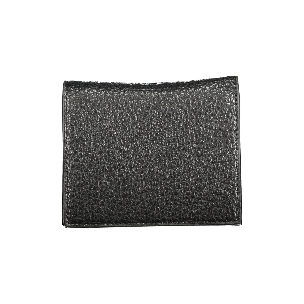 Mario Valentino Black Polyurethane Women Wallet