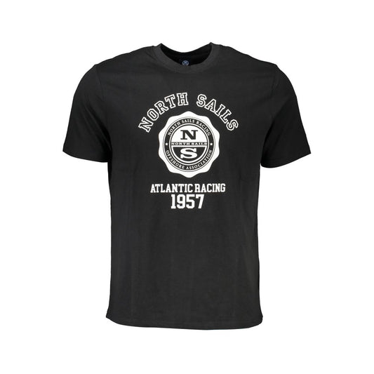 North Sails Black Cotton T-Shirt NO-27319-S