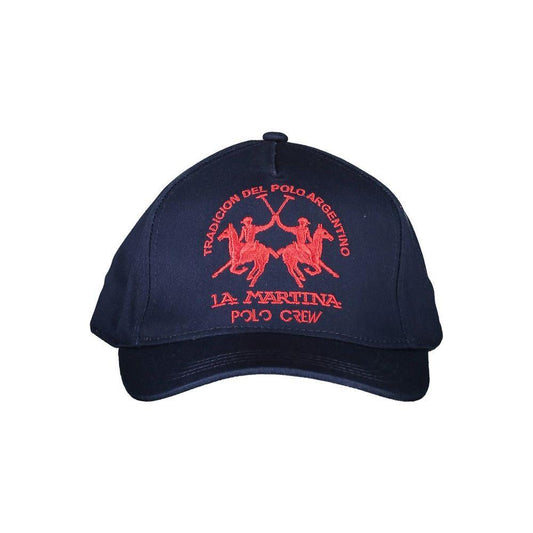 La Martina Blue Cotton Hats & Cap 1728,67403481248,Accessories,Blue,Hats & Caps - Men - Accessories,La Martina,Men,Men - Accessories,New with tags LA-21486