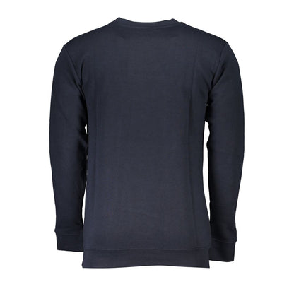 Cavalli Class Blue Cotton Men Sweater
