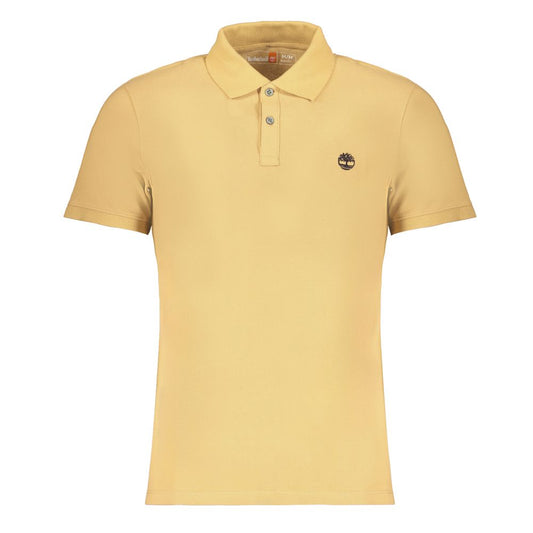 Timberland Beige Cotton Polo Shirt TI-29116-L-FBB-406