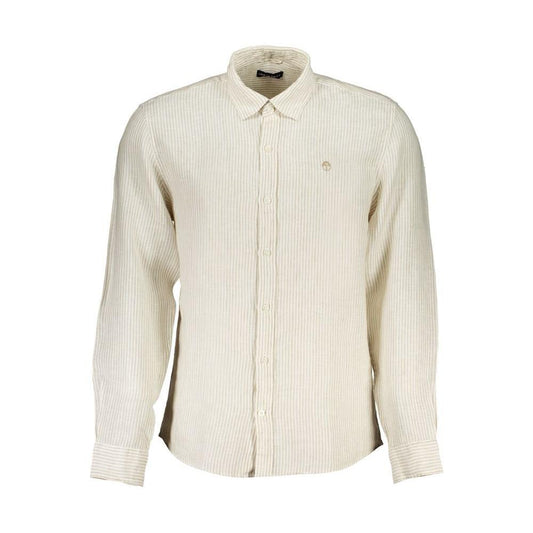 North Sails Beige Linen Shirt NO-29722-S
