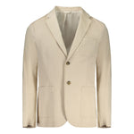 Guess Jeans Beige Cotton Jacket GU-32260-S