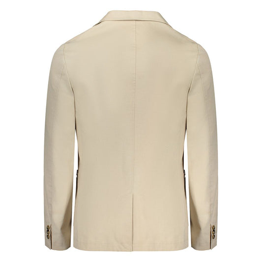 Guess Jeans Beige Cotton Jacket GU-32260-S