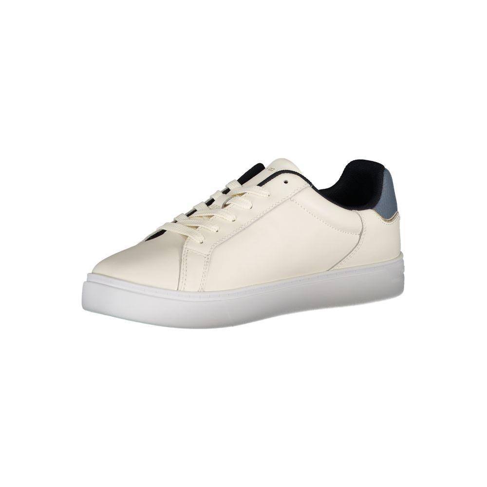 Tommy Hilfiger Beige Leather Women Sneaker TO-32593-EU36/US6