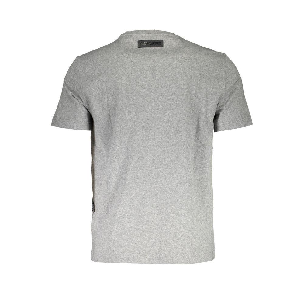 Plein Sport Brown Cotton Men T-Shirt