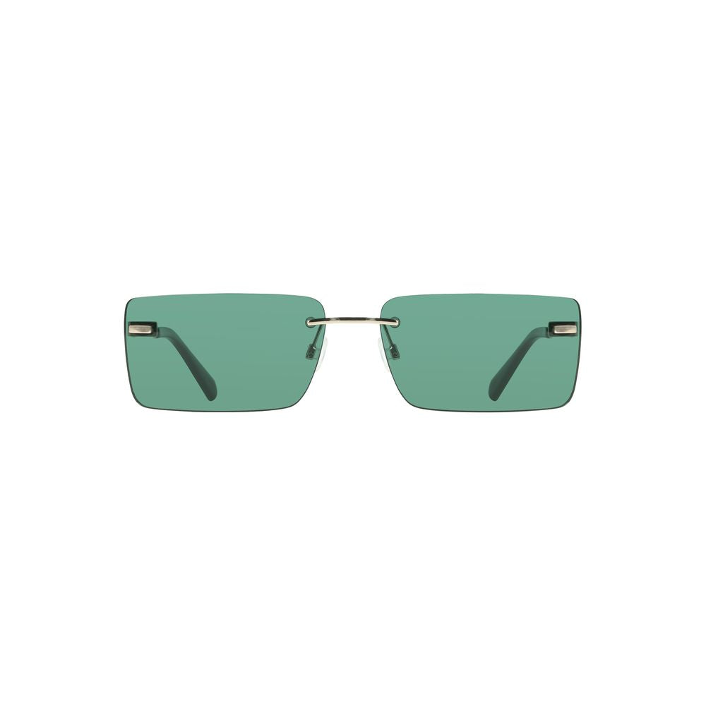 Calvin Klein Green Metal Women Sunglass