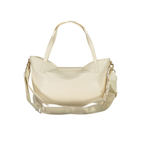 Mario Valentino Beige Polyethylene Women Handbag 1728,67403481248,Bags,Beige,Handbags - Women - Bags,Mario Valentino,New with tags,Women,Women - Bags VA-34748