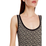 Balmain White Wool Women Bodysuit BA-15535-IT44|L