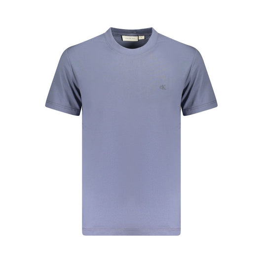 Calvin Klein Blue Cotton Men T-Shirt CA-36279-XL