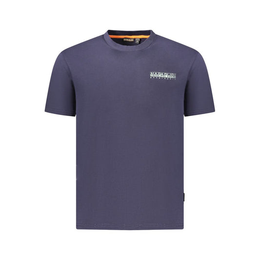 Napapijri Blue Cotton Men T-Shirt NA-35897-S