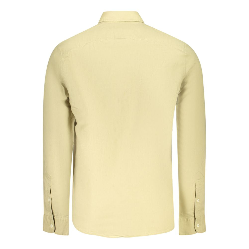 Timberland Beige Cotton Men Shirt TI-38299-M