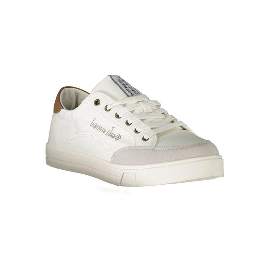 Carrera White Polyester Sneaker CA-29781-EU44/US11