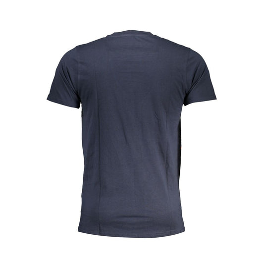 Cavalli Class Blue Cotton T-Shirt CA-28567-L