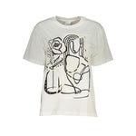 Desigual White Cotton Tops & T-Shirt DE-29215-XS