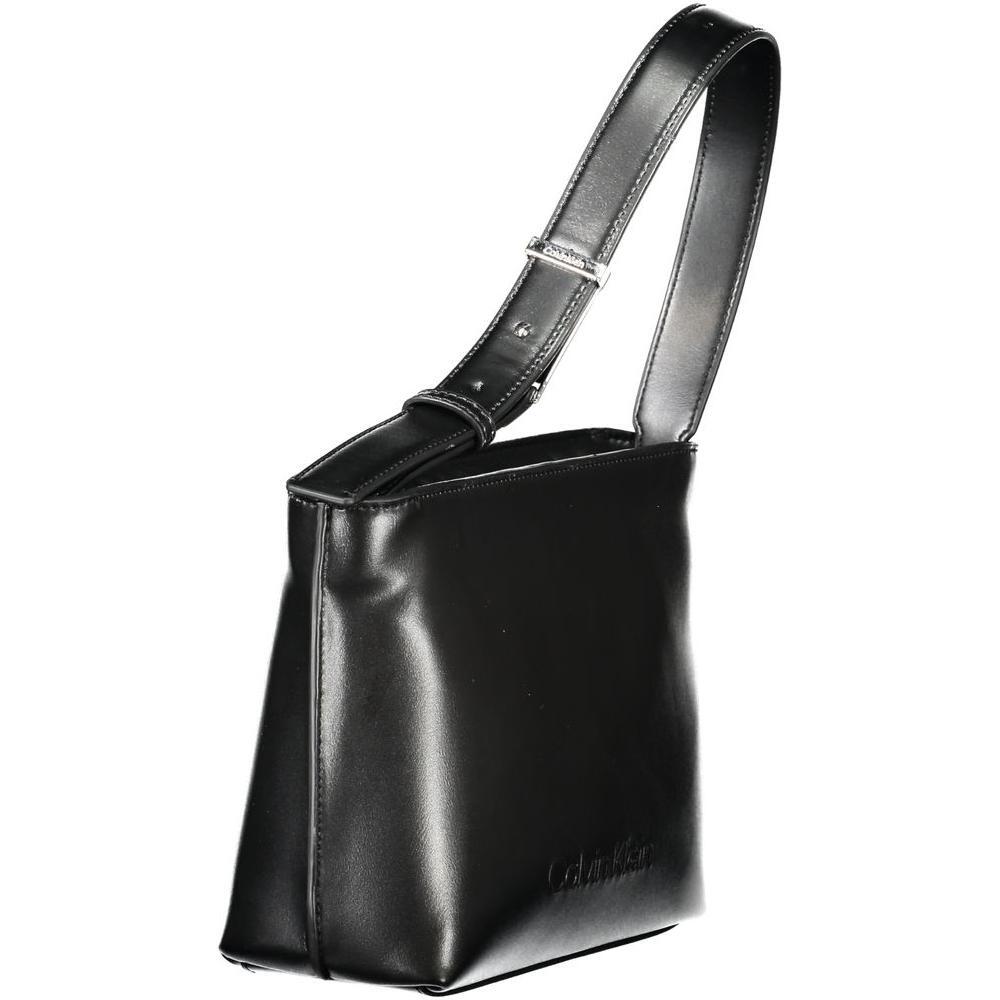 Calvin Klein Black Polyester Women Handbag CA-33649