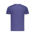 Cavalli Class Blue Cotton Men T-Shirt CA-36698-L