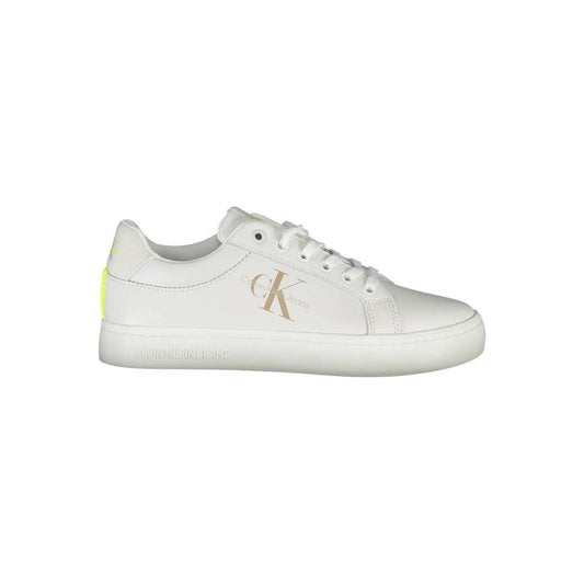 Calvin Klein White Leather Women Sneaker