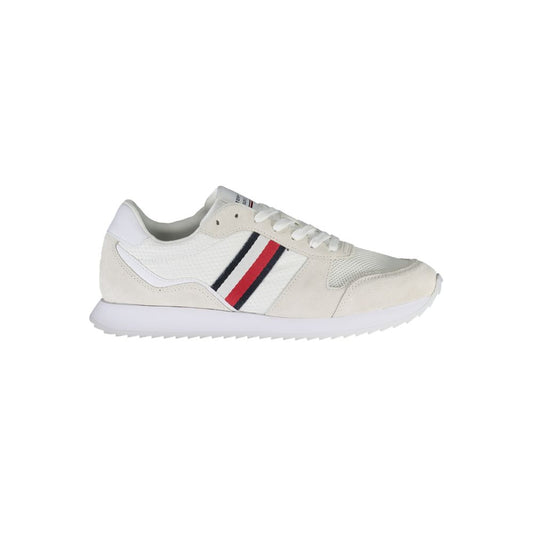 Tommy Hilfiger White Polyester Sneaker