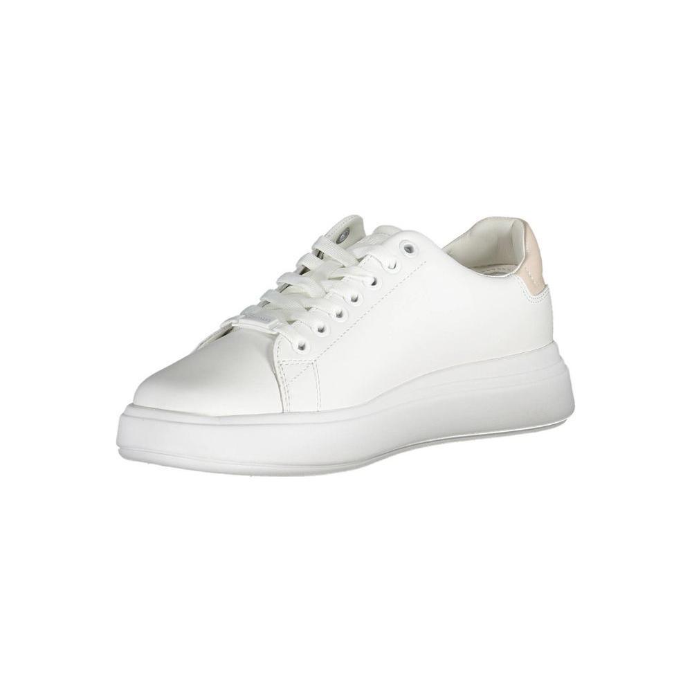 Calvin Klein White Leather Women Sneaker CA-37315-EU38/US8
