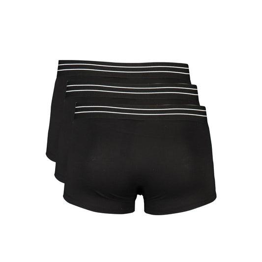Cavalli Class Black Cotton Underwear CA-26559-S