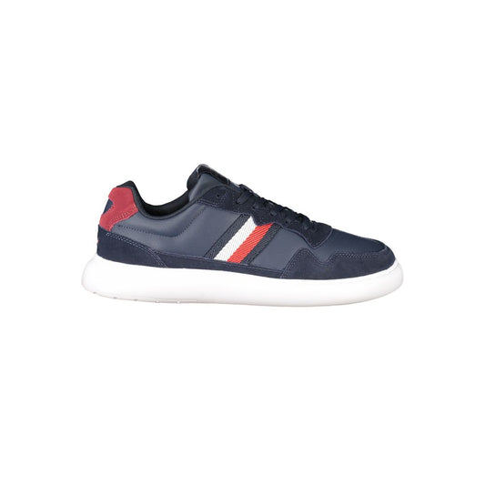 Tommy Hilfiger Blue Leather Men Sneaker TO-36047-EU40/US7