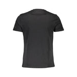 La Martina Black Cotton Men T-Shirt LA-37980-M