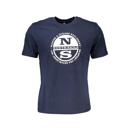 North Sails Blue Cotton T-Shirt NO-27331-S