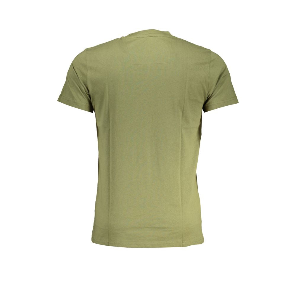 Cavalli Class Green Cotton T-Shirt CA-28480-M