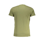 Cavalli Class Green Cotton T-Shirt CA-28480-M