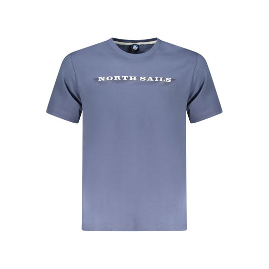 North Sails Blue Cotton Men T-Shirt NO-35049-S