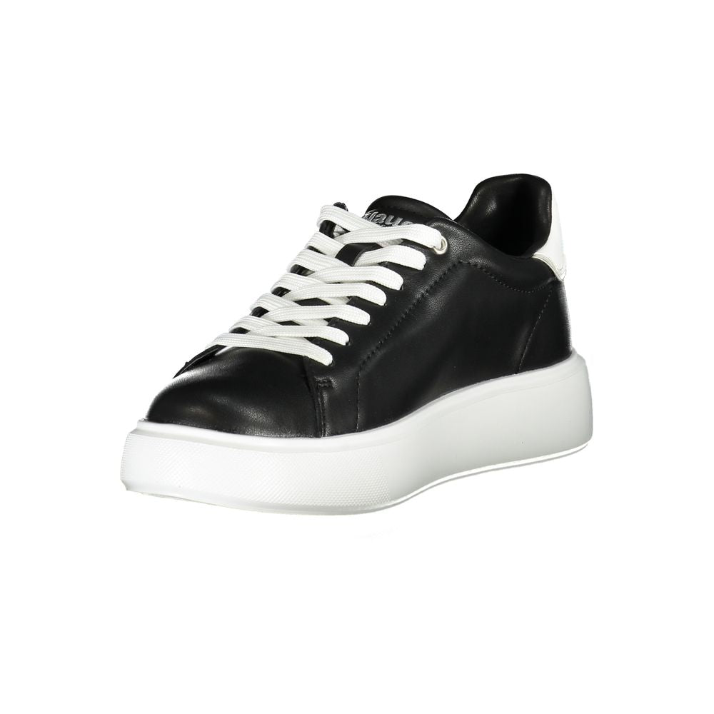 Blauer Black Leather Women Sneaker BL-35726-EU36/US6