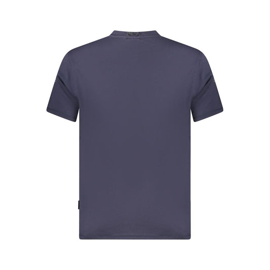 Napapijri Blue Organic Cotton Men T-Shirt NA-35892-S