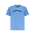 Calvin Klein Light Blue Cotton Men T-Shirt CA-36274-XL