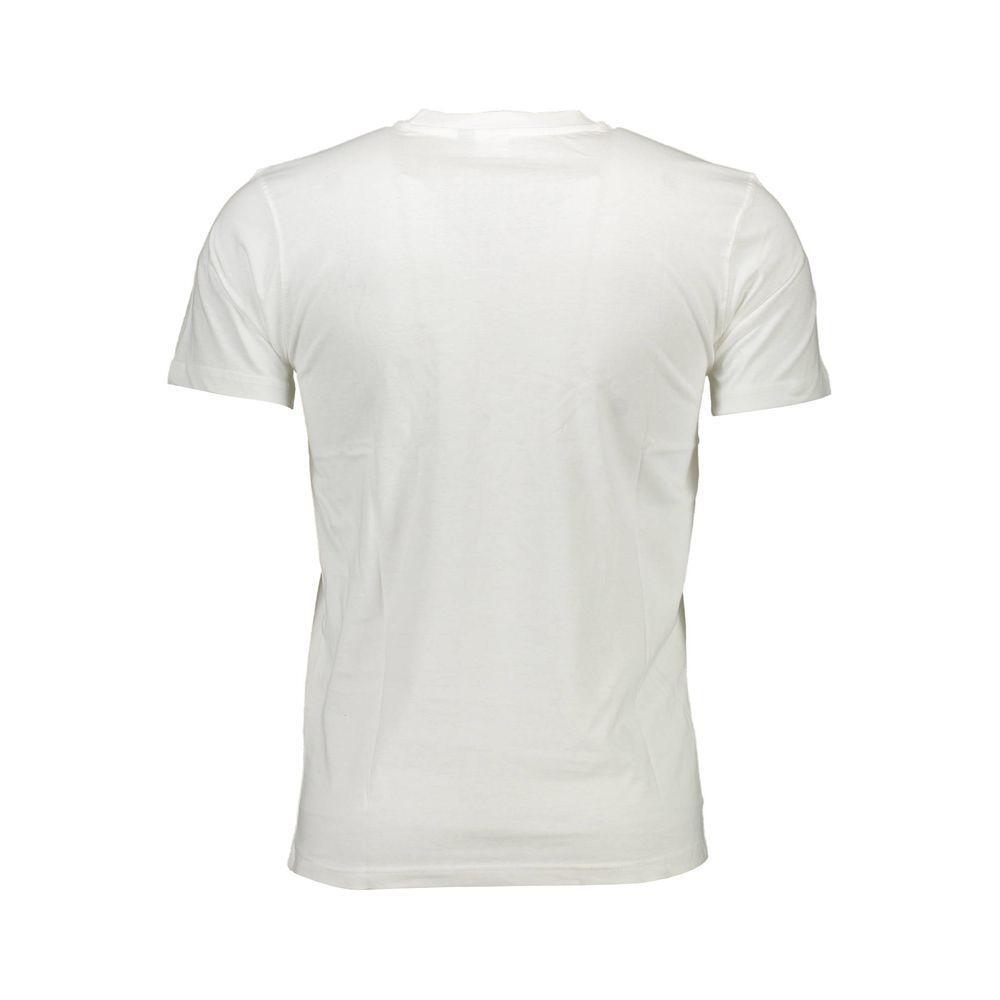 Sergio Tacchini White Cotton Men T-Shirt