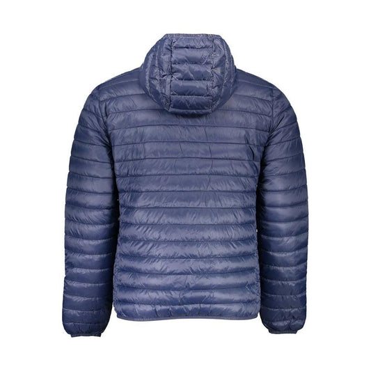 North Sails Blue Polyamide Men Jacket NO-37211-L