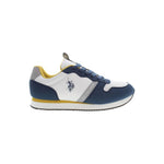 U.S. POLO ASSN. Blue Polyester Men Sneaker US-37464-EU44/US11