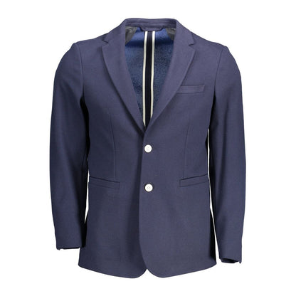 Gant Blue Cotton Men Jacket
