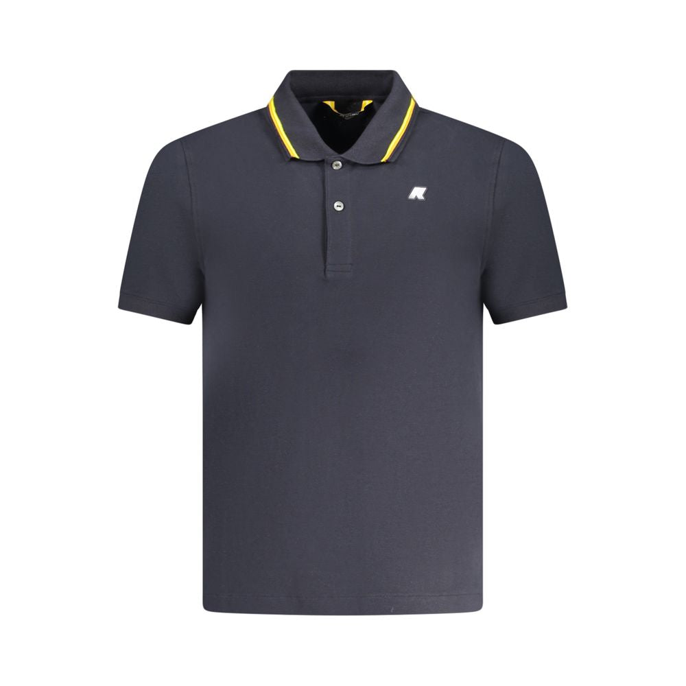 K-WAY Blue Cotton Polo Shirt KW-38382-S