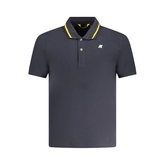 K-WAY Blue Cotton Polo Shirt KW-38382-S